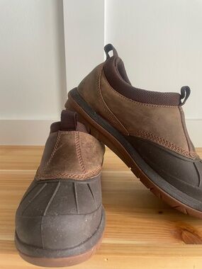 L.L. Bean Women's Brown Slip-On Ankle Duck Boots